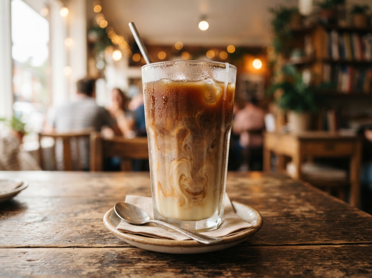 A glass of sweet cold brew