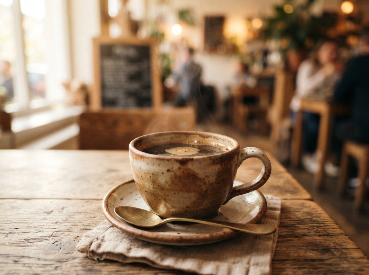 A cup of House Black coffee